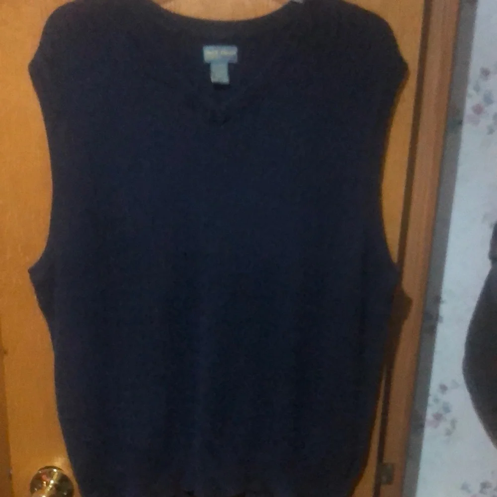 Duck Head classic XL‎ Blue V-neck sleeveless sweater